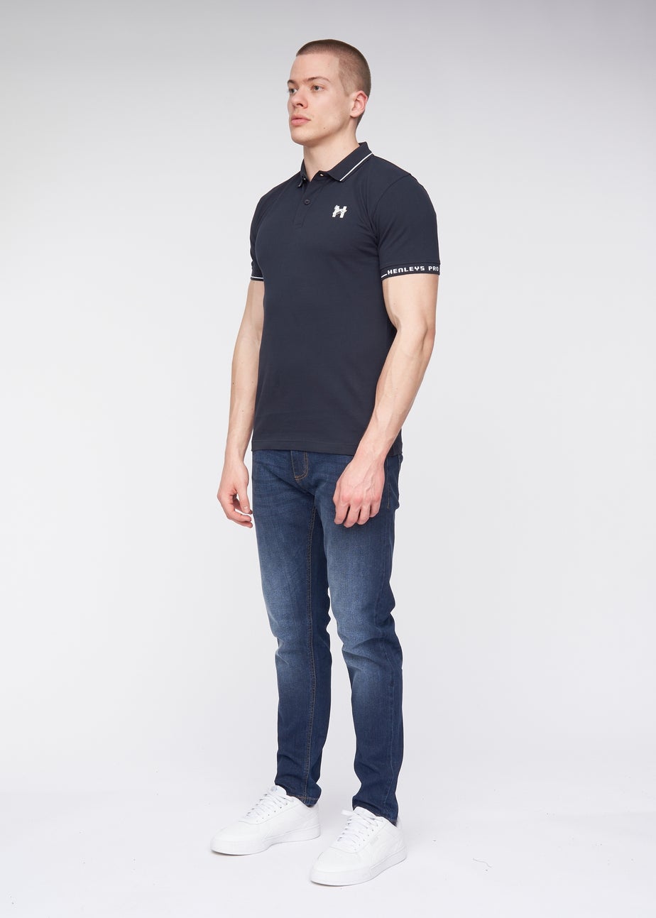 Henleys Navy Hentyme Polo