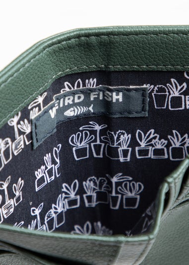 Weird Fish Army Green Tabytha Plain Coin Purse