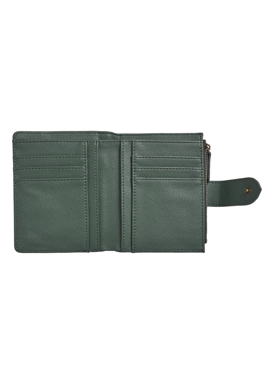 Weird Fish Army Green Tabytha Plain Coin Purse