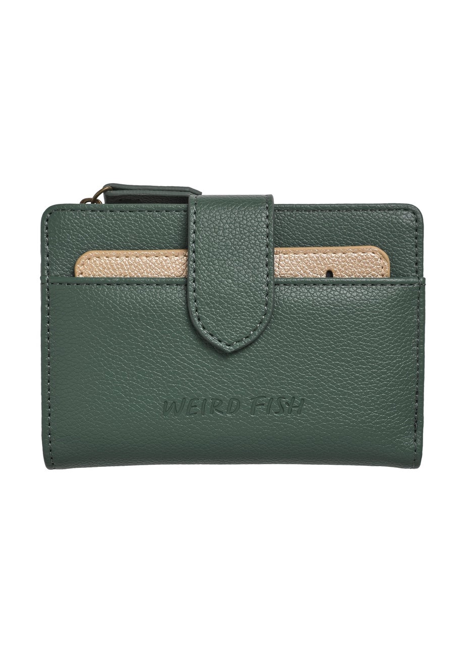 Weird Fish Army Green Tabytha Plain Coin Purse