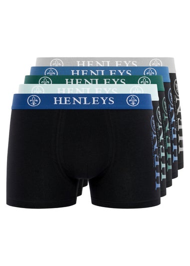 Henleys Assorted Kelpar Boxers 5 pack