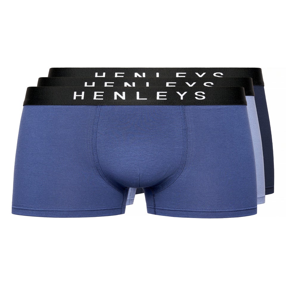 Henleys Assorted Inky Boxers 3 pack