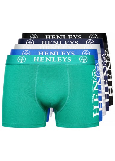 Henleys Assorted Kelmack Boxers 5 pack