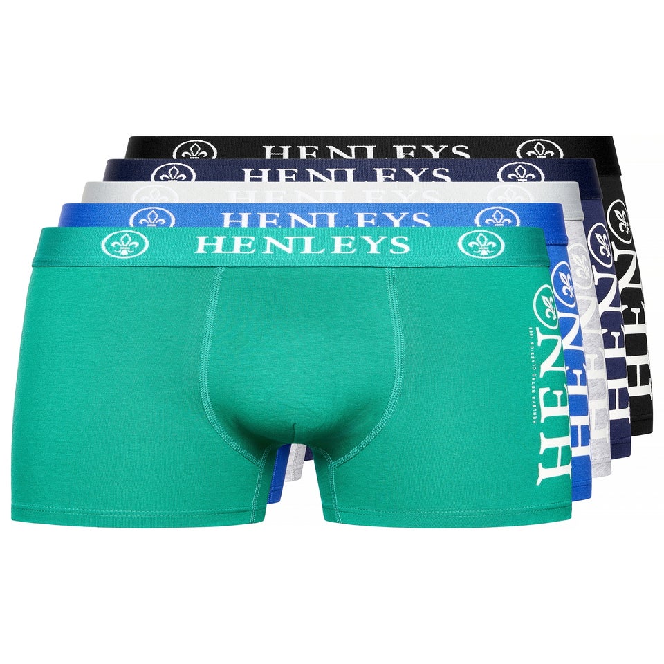 Henleys Assorted Kelmack Boxers 5 pack