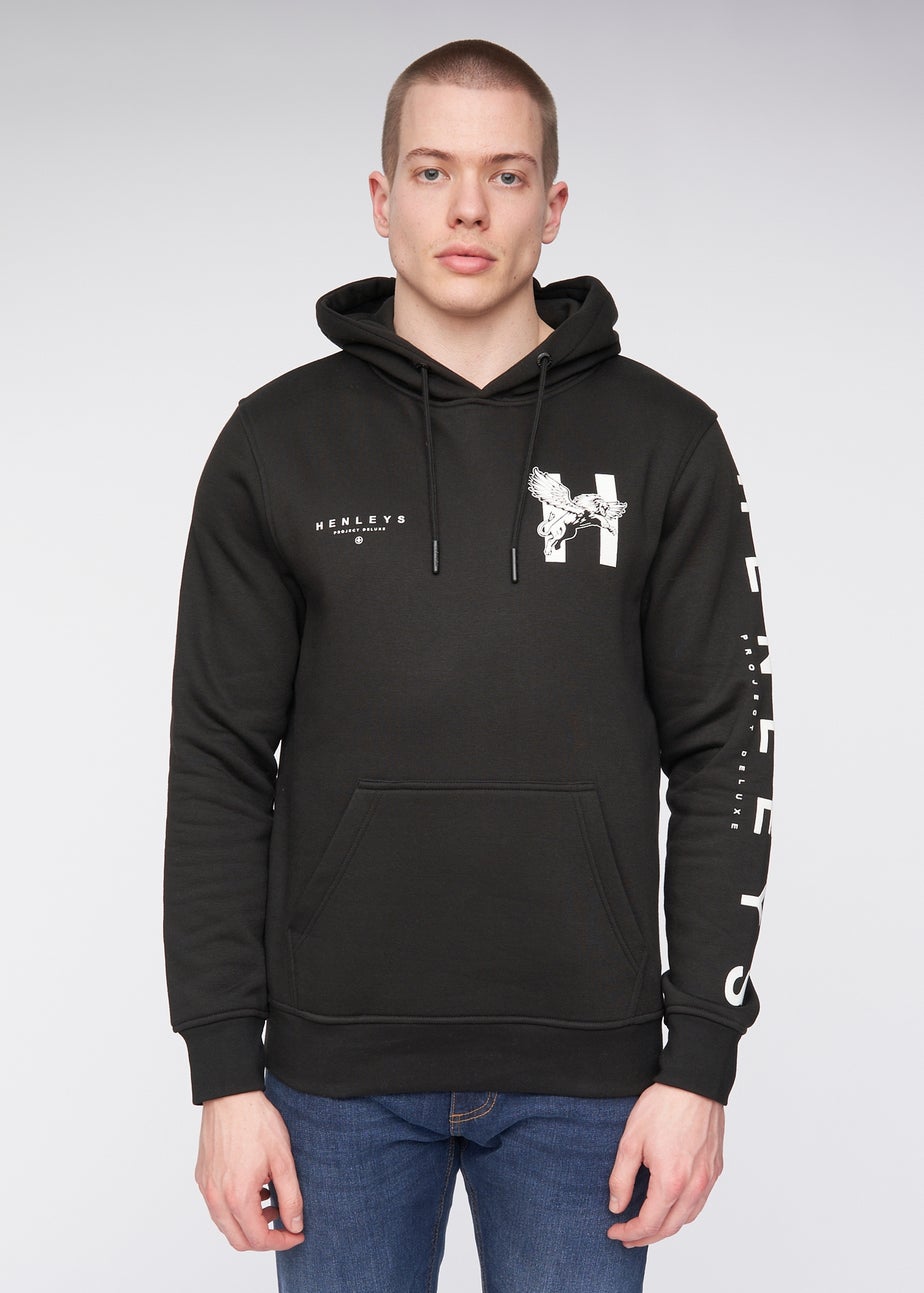 Henleys Black Kilhen Hoodie