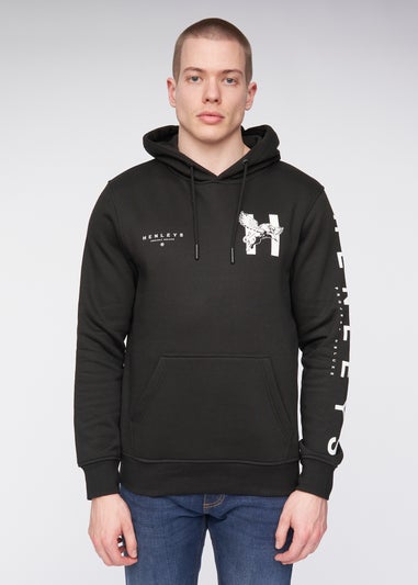 Henleys Black Kilhen Hoodie