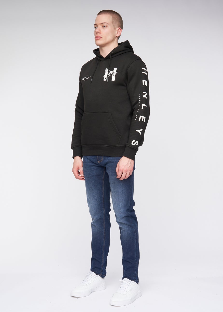 Henleys Black Kilhen Hoodie