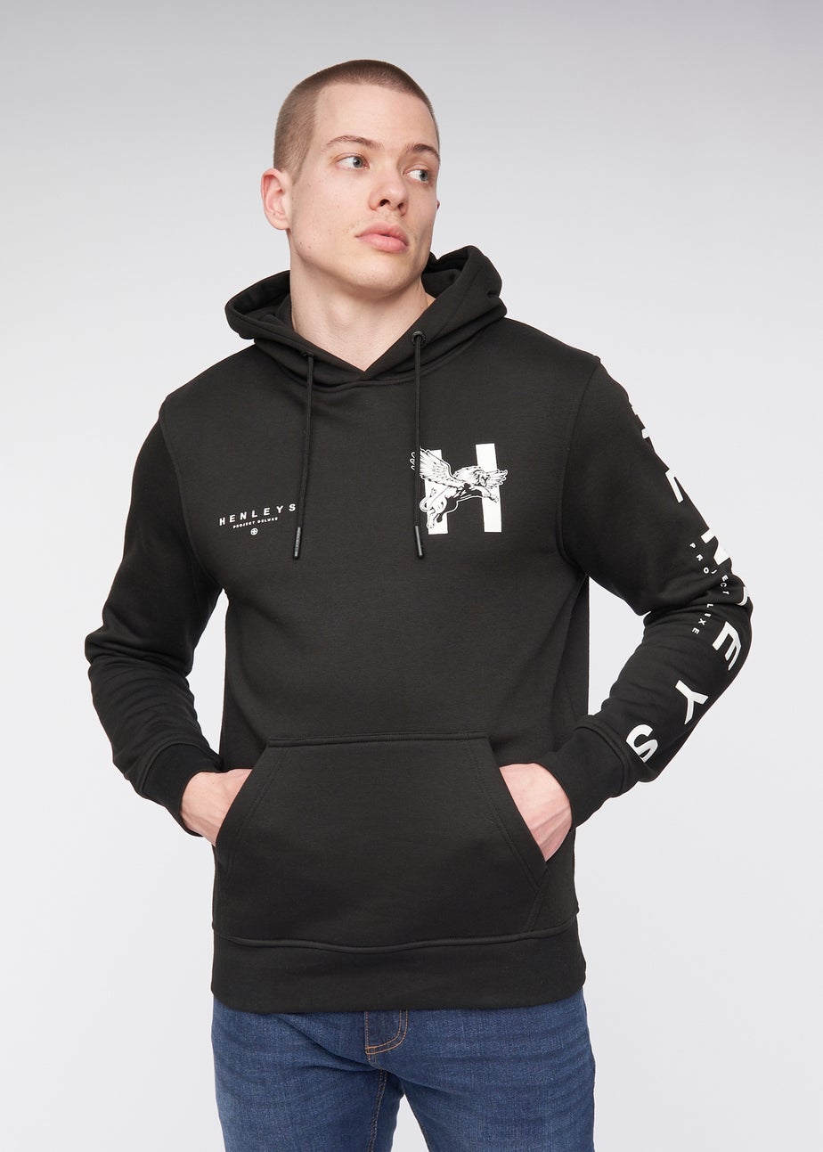 Henleys Black Kilhen Hoodie