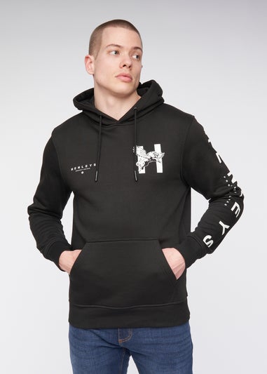 Henleys Black Kilhen Hoodie