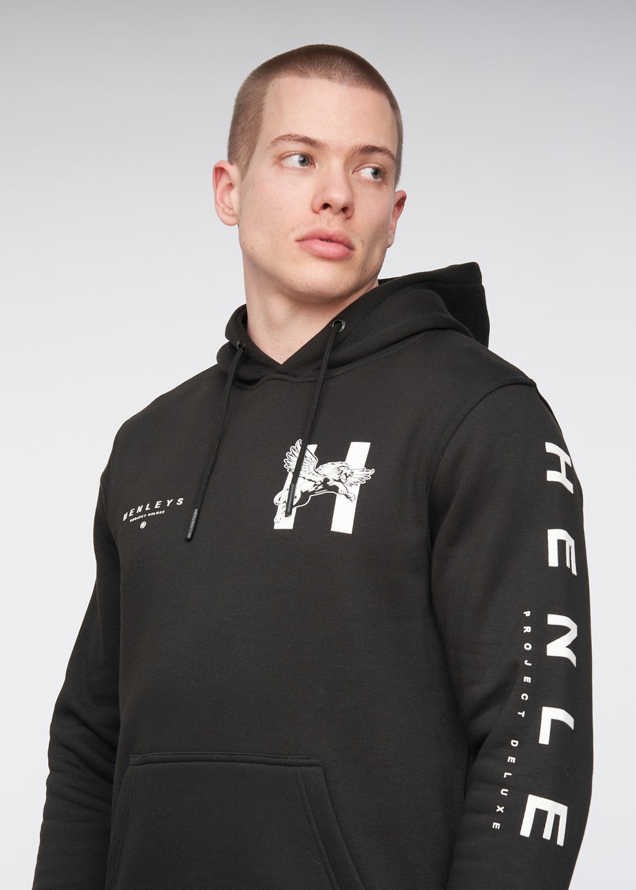 Henleys Black Kilhen Hoodie