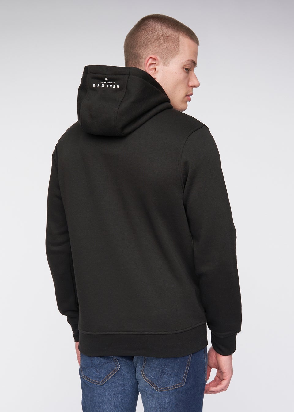 Henleys Black Kilhen Hoodie