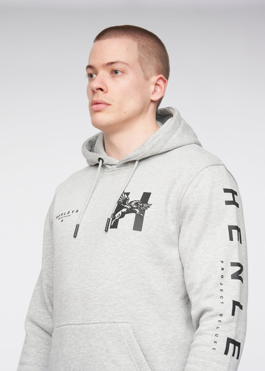 Henleys Grey Kilhen Hoodie