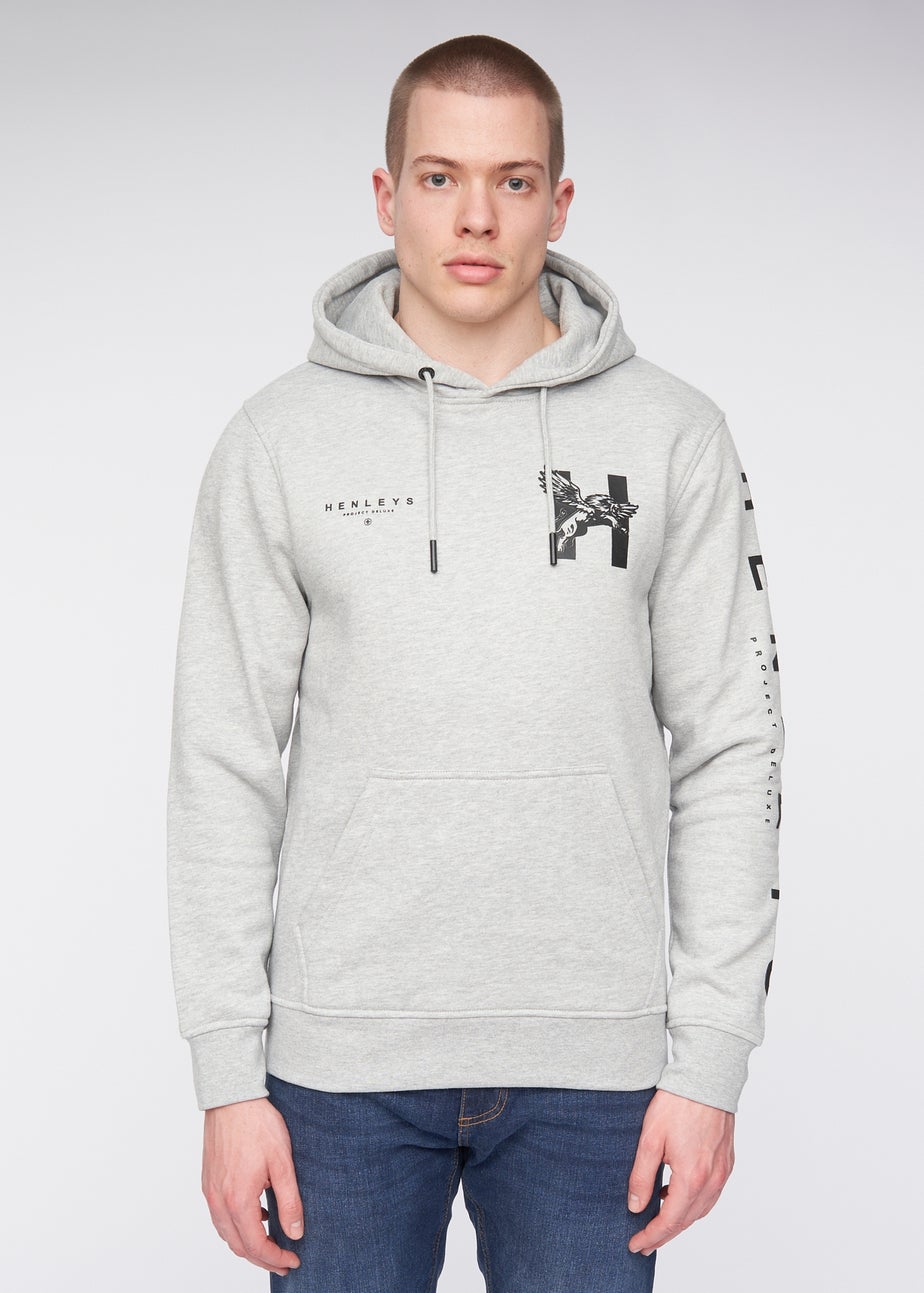 Henleys Grey Kilhen Hoodie