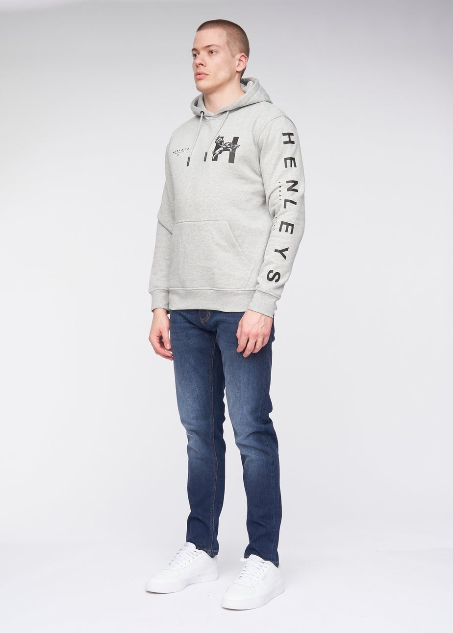 Henleys Grey Kilhen Hoodie