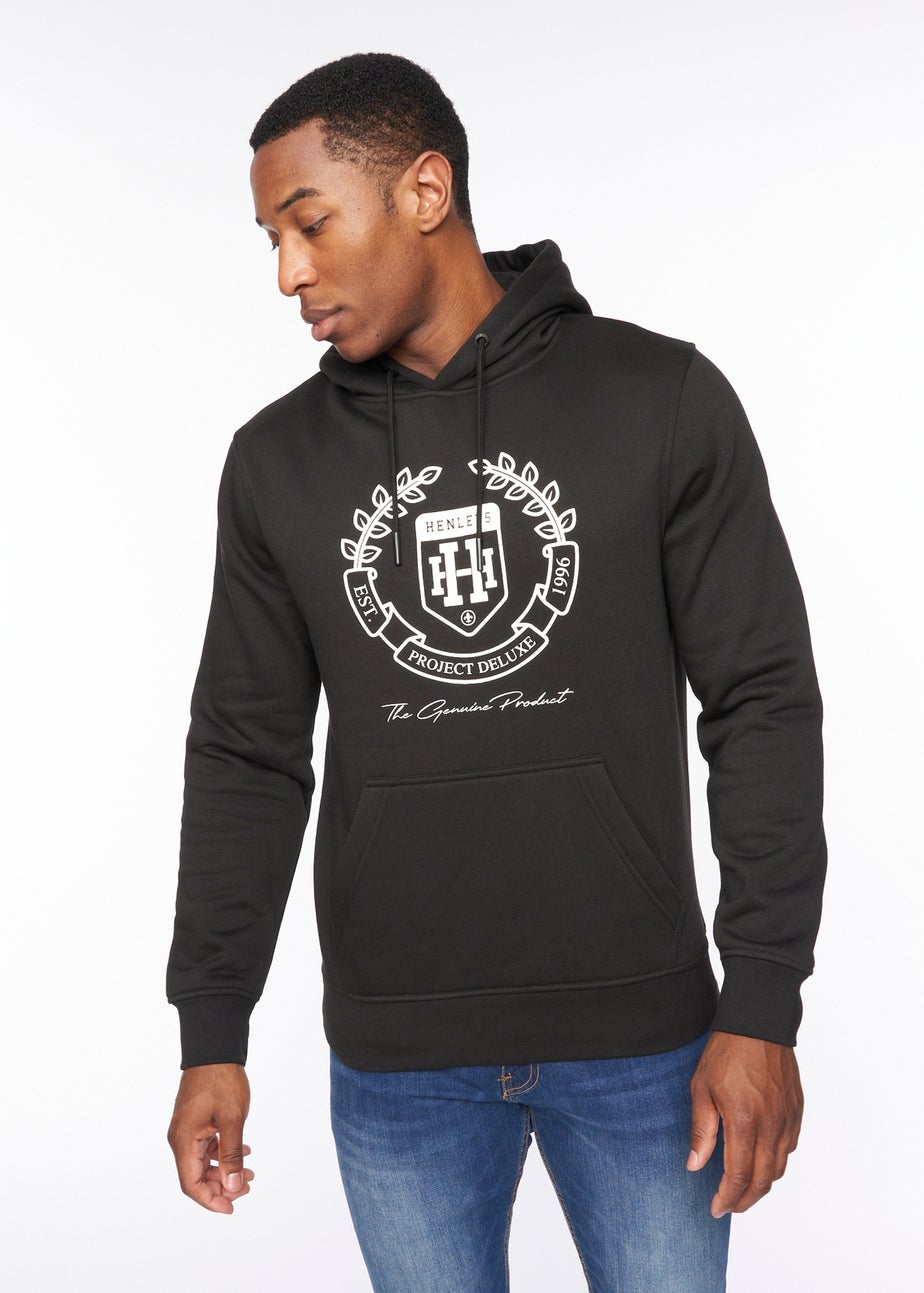 Henleys Black Myer Hoodie