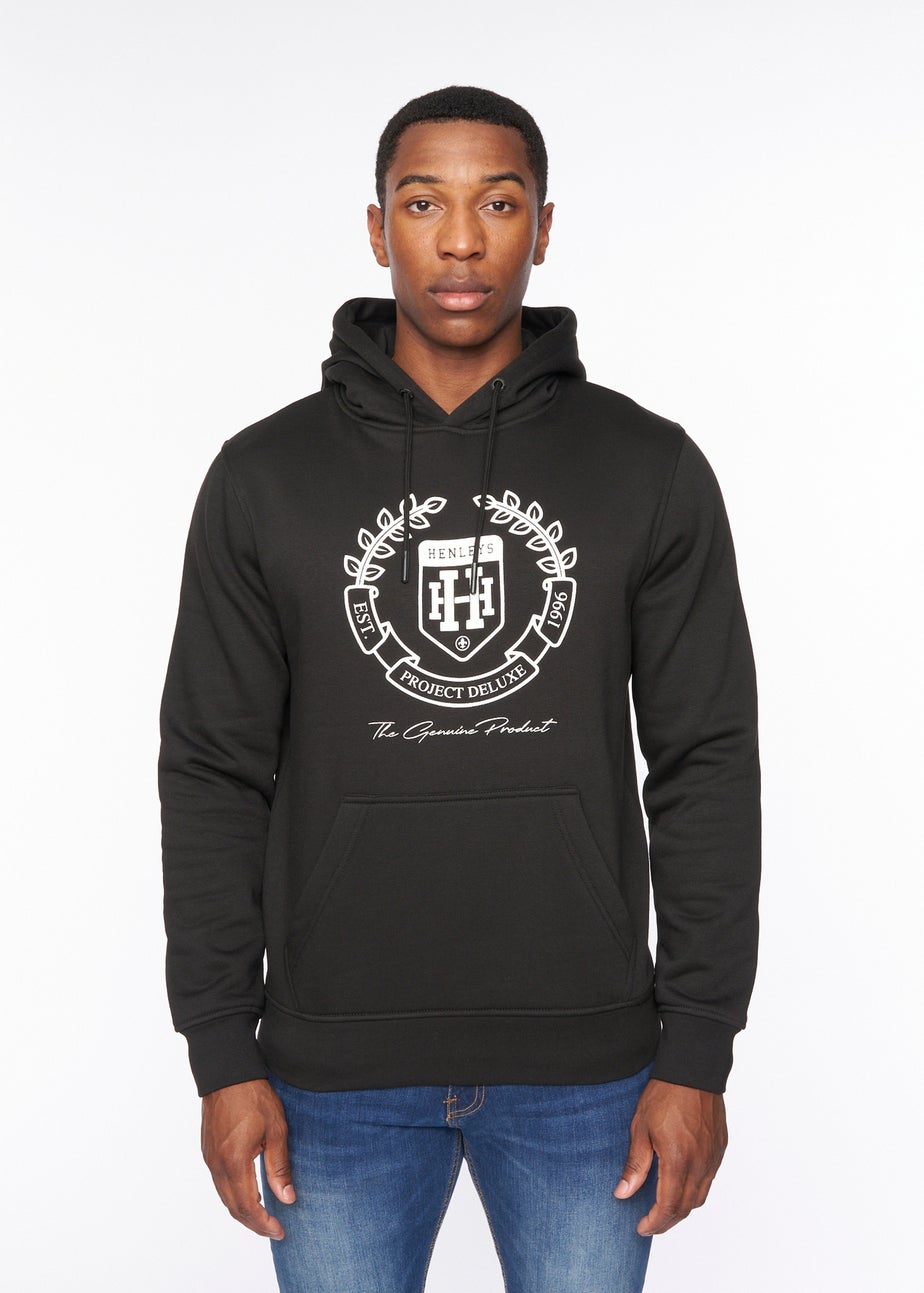 Henleys Black Myer Hoodie