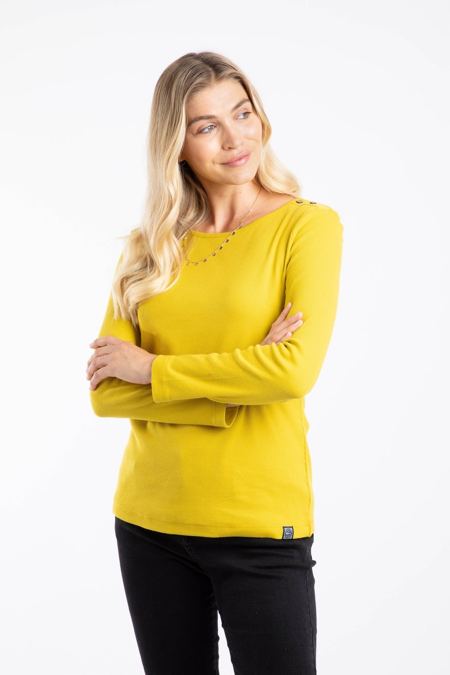 Weird Fish Antique Moss Maine Ribbed Outfitter T-Shirt