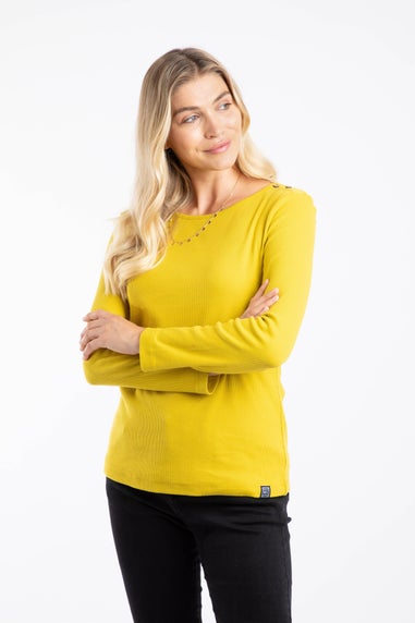 Weird Fish Antique Moss Maine Ribbed Outfitter T-Shirt