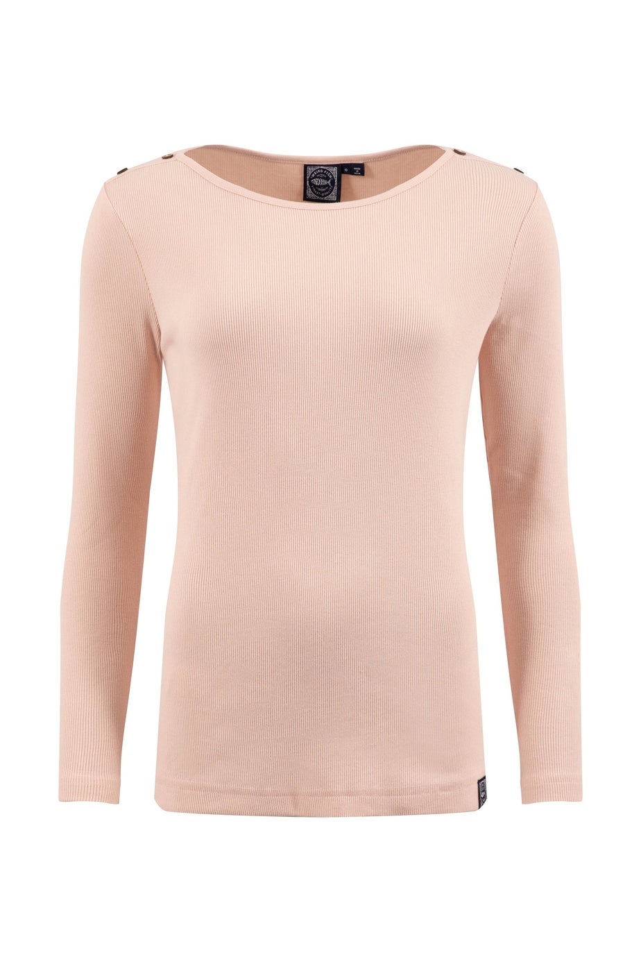 Weird Fish Tea Rose Maine Ribbed Outfitter T-Shirt