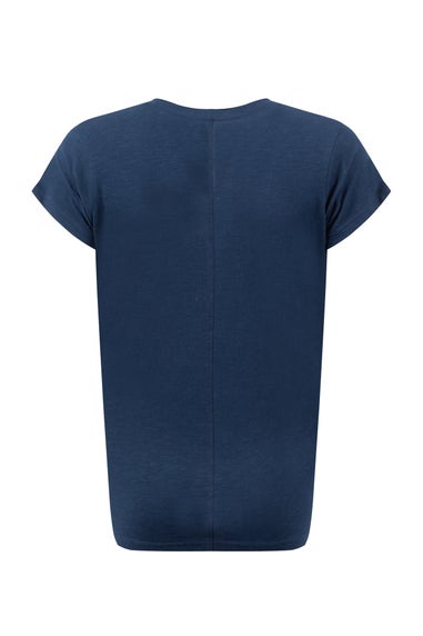 Weird Fish Navy Wild Ponies Front Print Graphic T-Shirt