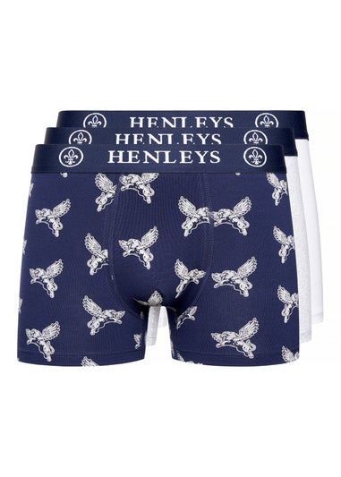 Henleys Assorted Lionwing Boxers 3 pack
