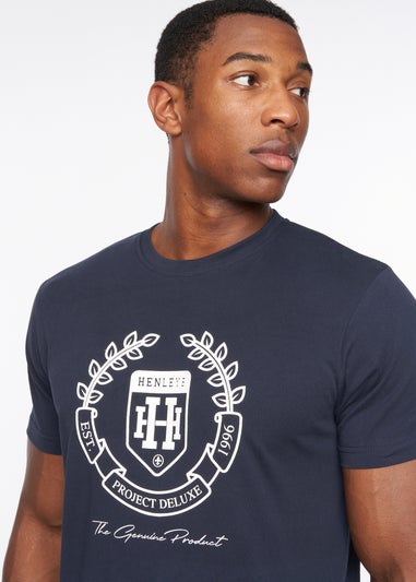 Henleys Navy Myer T-Shirt