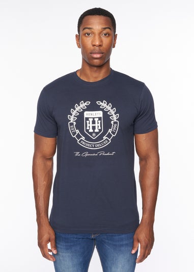 Henleys Navy Myer T-Shirt