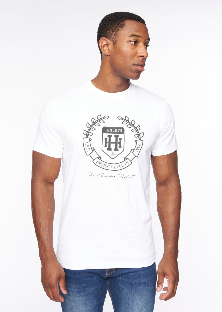Henleys Optic White Myer T-Shirt