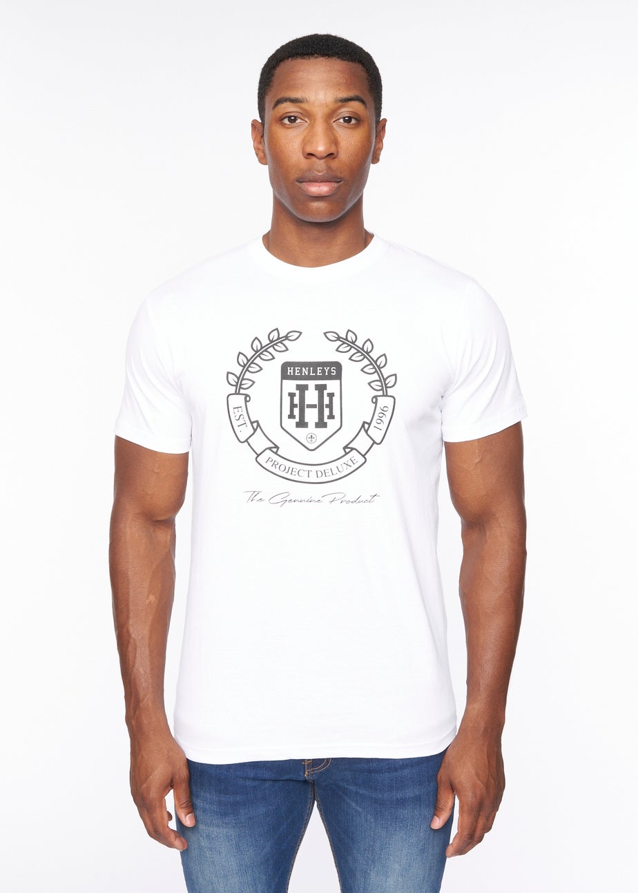 Henleys Optic White Myer T-Shirt