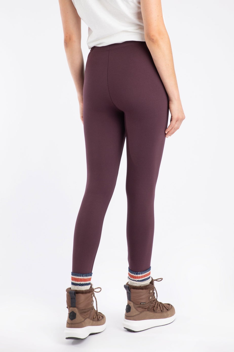 Weird Fish Mulled Wine Lilianne  High Waisted Leggings