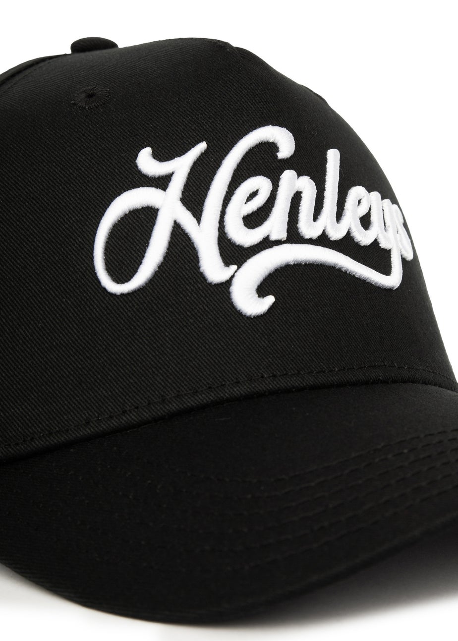 Henleys Black Scripthen Cap