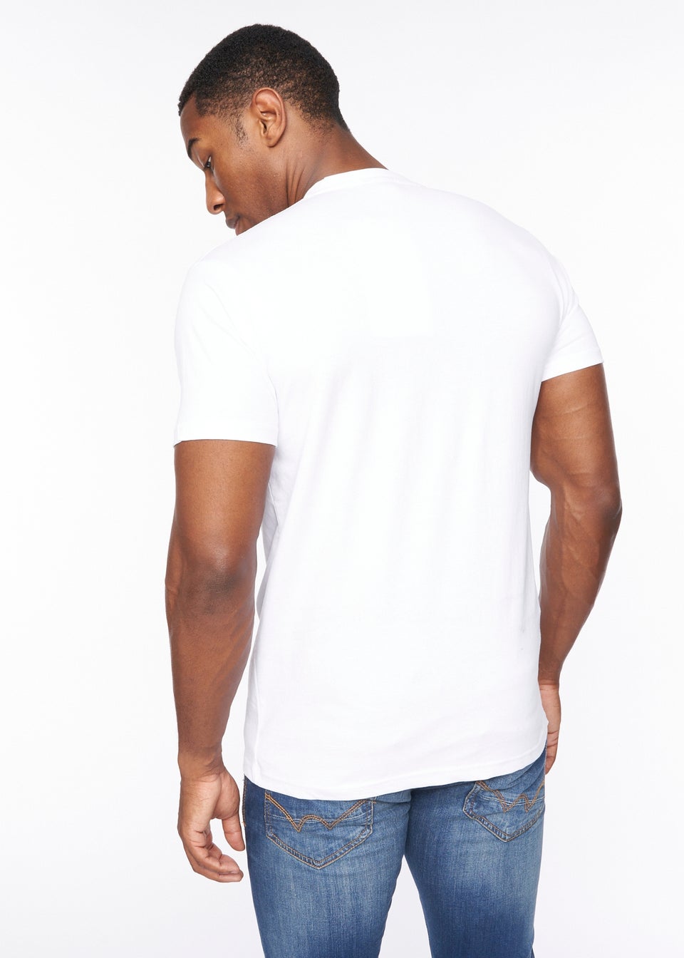 Henleys Optic White Upton T-Shirt