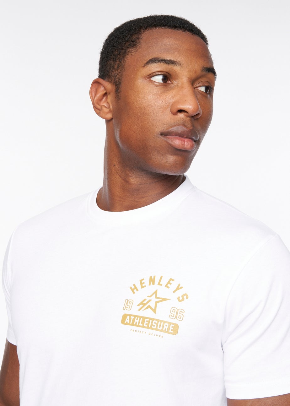 Henleys Optic White Upton T-Shirt
