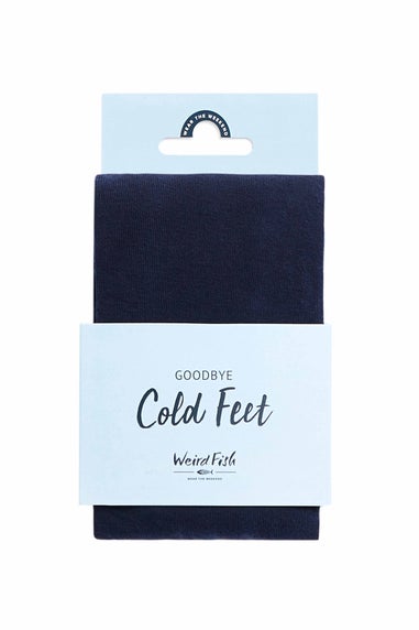 Weird Fish Midnight Una Plain Tights