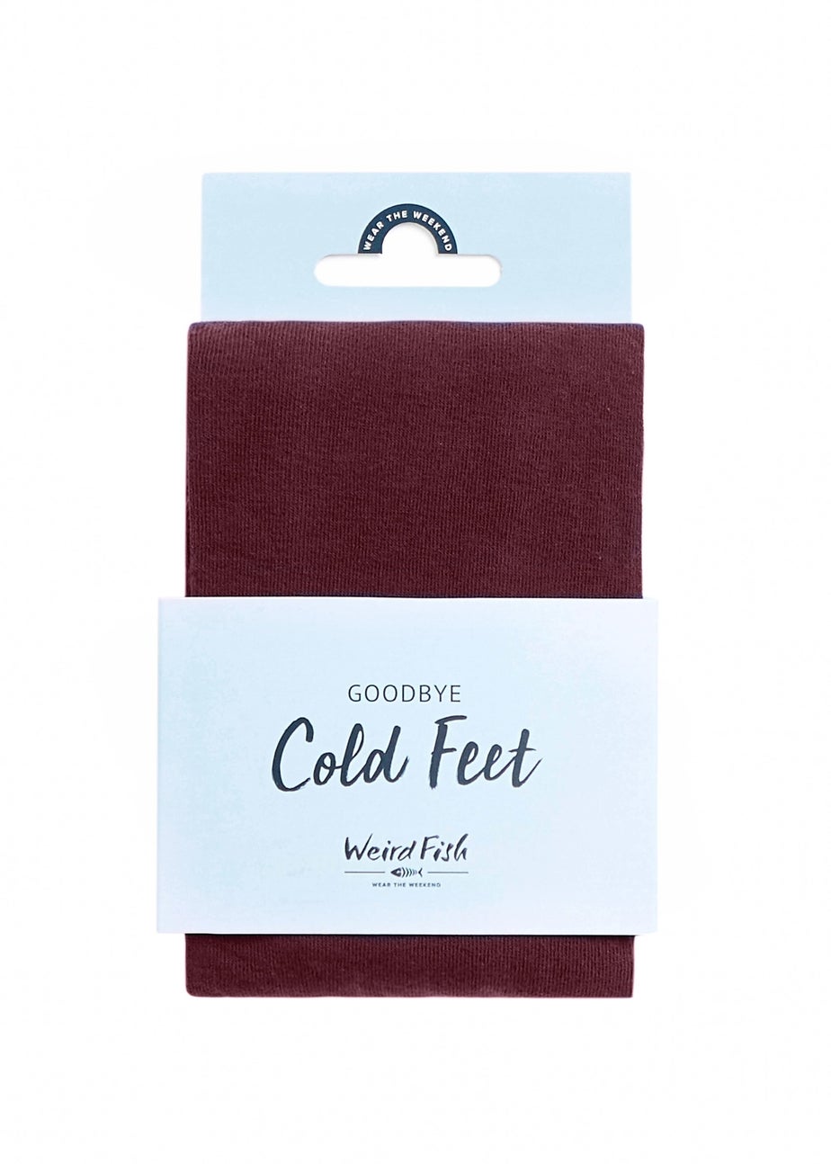 Weird Fish Aubergine Una Plain Tights