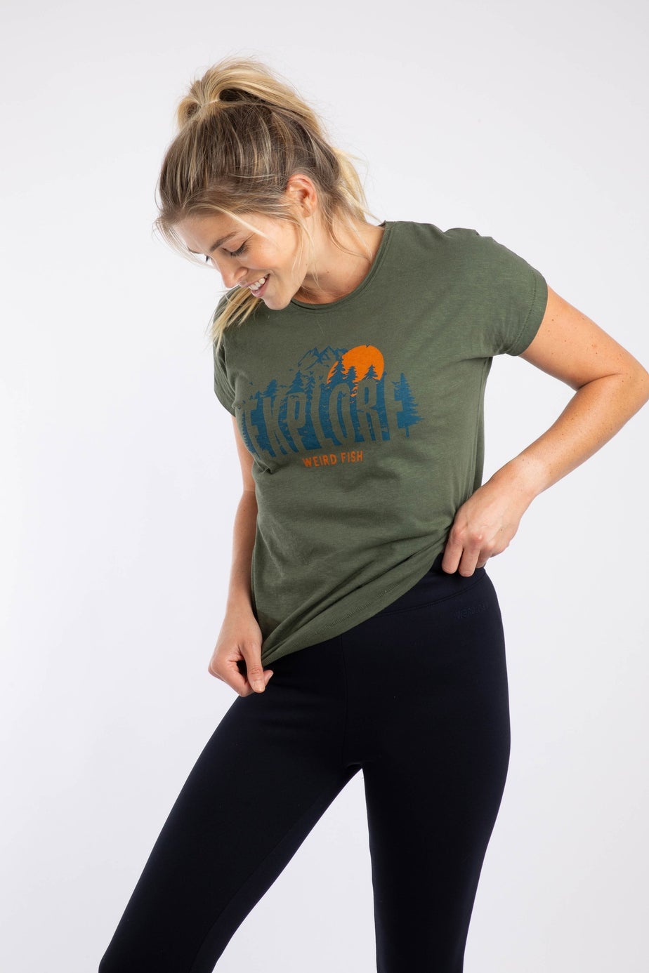 Weird Fish Artichoke Explore Front Print Graphic T-Shirt