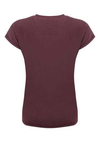 Weird Fish Aubergine Explore Front Print Graphic T-Shirt