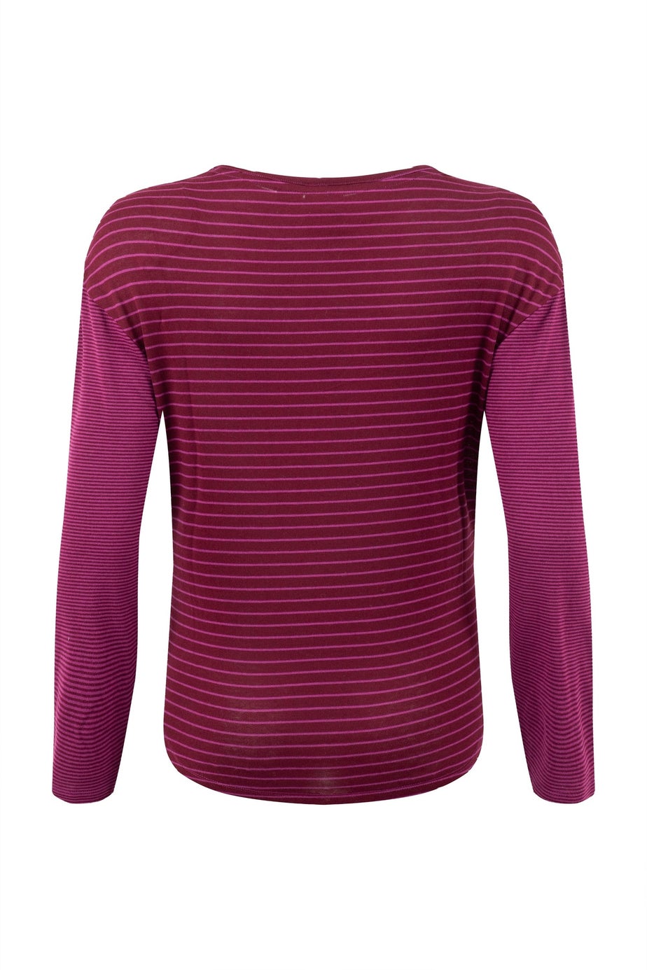 Weird Fish Beet Calfee Striped Long Sleeve T-Shirt
