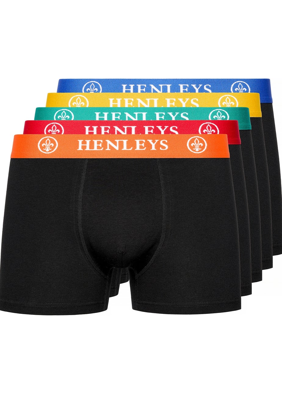 Henleys Assorted Primas Boxers 5 pack
