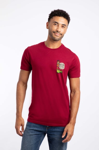 Weird Fish Garnet Beer Offisher Back Print Artist T-Shirt