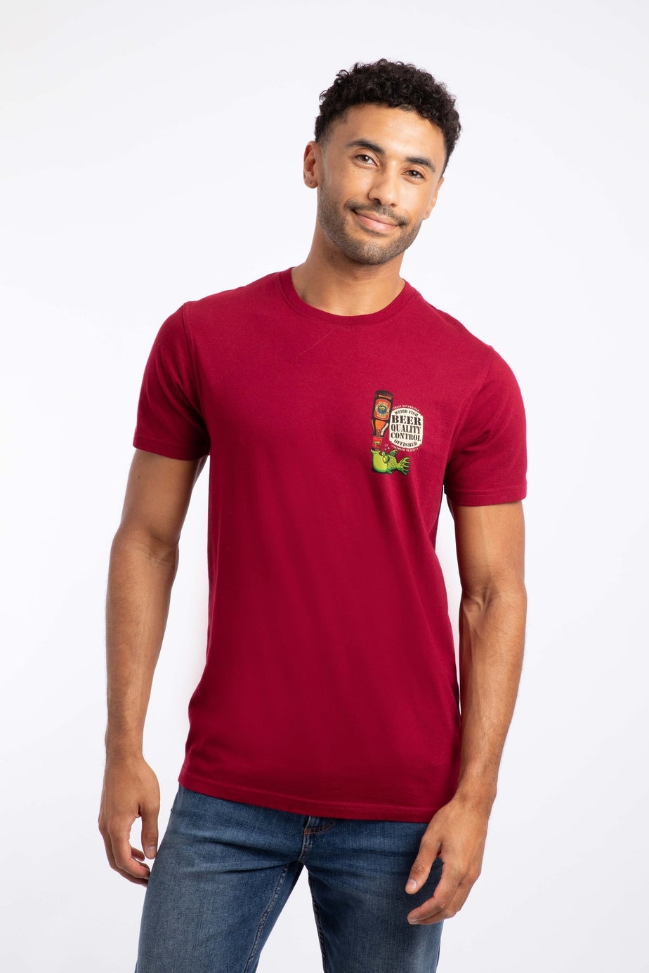 Weird Fish Garnet Beer Offisher Back Print Artist T-Shirt