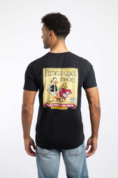 Weird Fish Black Flewmours Back Print RSPB Artist T-Shirt