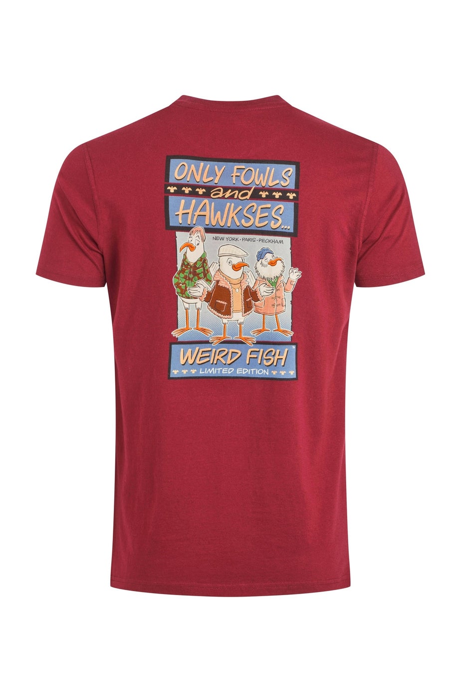 Weird Fish Garnet Only Fowls & Hawkses Back Print Artist T-Shirt