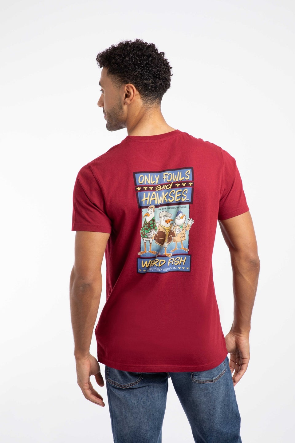 Weird Fish Garnet Only Fowls & Hawkses Back Print Artist T-Shirt