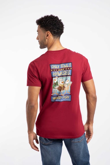 Weird Fish Garnet Only Fowls & Hawkses Back Print Artist T-Shirt