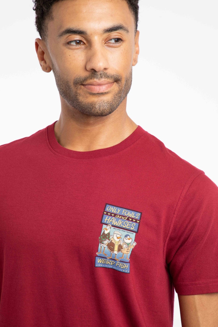 Weird Fish Garnet Only Fowls & Hawkses Back Print Artist T-Shirt
