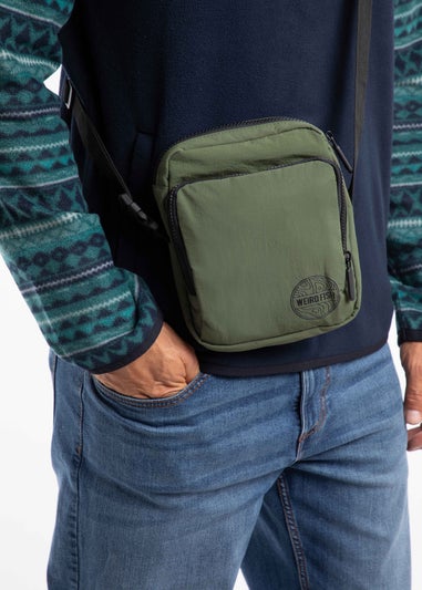 Weird Fish Artichoke Green Nanga  Cross Body Bag