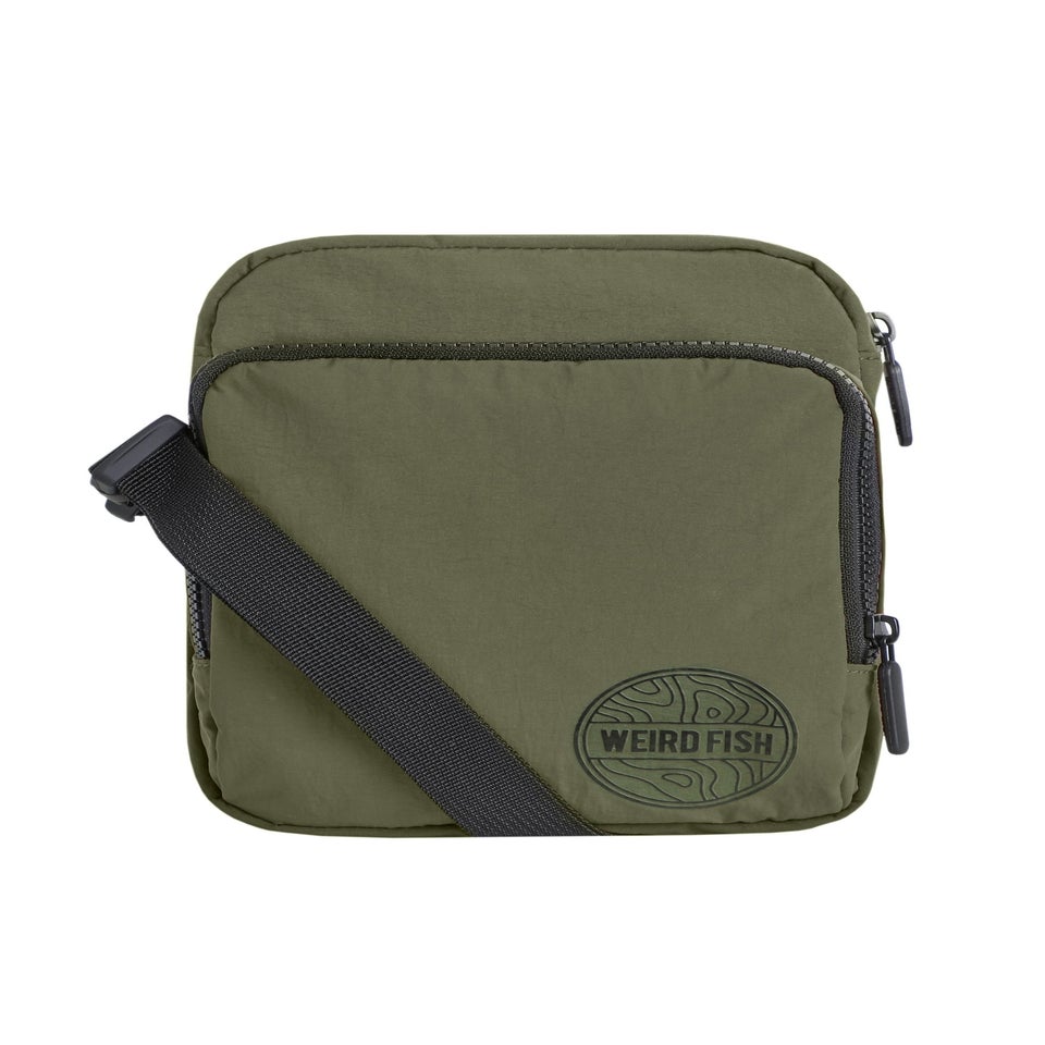 Weird Fish Artichoke Green Nanga  Cross Body Bag