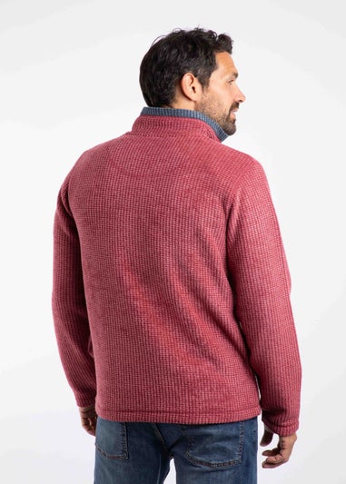 Weird Fish Rhubarb Newark 1/4 Zip Grid Fleece