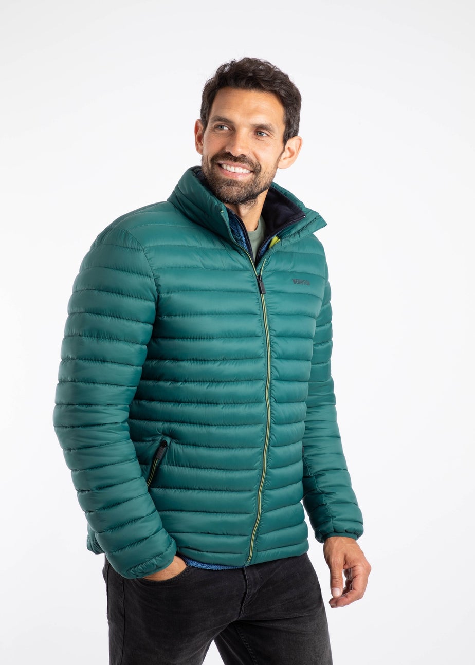 Weird Fish Cedar Green Crantock Lightweight Showerproof Padded Jacket